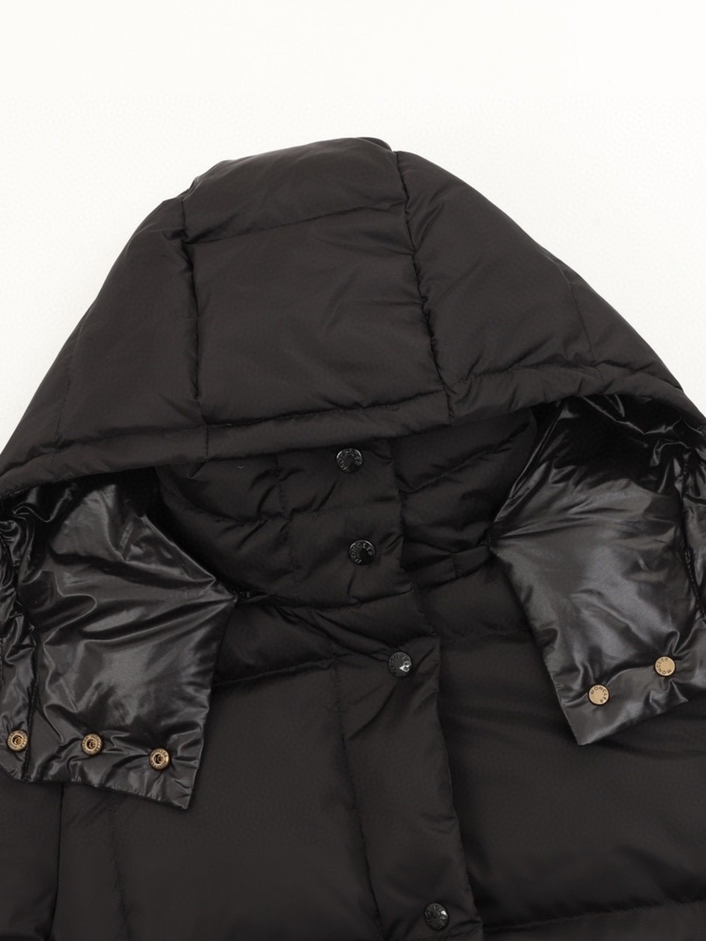 Moncler Black Hooded Down Puffer Jacket - Women's